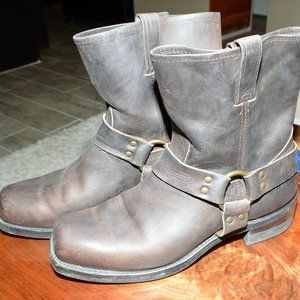Mens Frye Harness Engineer Boots 12M Square Toe Br